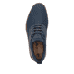 Mocassins Rieker bleus pour homme 14750-14 avec bande élastique. Chaussure vue de dessus.