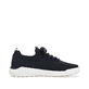 Blaue waschbare Rieker Herren Slipper U1103-14 mit einer flexiblen Sohle. Schuh Innenseite.