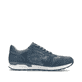 Blaue Rieker Herren Sneaker Low U0312-12 mit Schnürung sowie Komfortweite G 1/2. Schuh Innenseite.