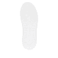 Weiße Rieker Damen Sneaker Low W1201-82 mit einer Schnürung. Schuh Laufsohle.