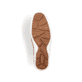Braune Rieker Herren Slipper 09055-22 mit Gummizug sowie der Komfortweite G 1/2. Schuh Laufsohle.