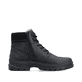 Schwarze Rieker Herren Schnürstiefel F5400-00 aus Glattleder mit Flip-Grip Sohle. Schuh Innenseite.