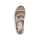 Altrosane Rieker Damen Slipper L7873-31 mit einem Elastikeinsatz. Schuh Außenseite gespiegelt.