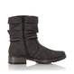 Asphaltgraue Rieker Damen Kurzstiefel Z6893-45 mit einer schockabsorbierenden Sohle. Schuh Innenseite