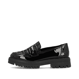 Rieker Femme 54850 Mocassin, Noir, 36 EU