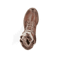 
Kastanienbraune Rieker Damen Schnürstiefel 72608-24 mit einer leichten Sohle. Schuh von oben