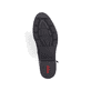 Schwarze Rieker Damen Stiefeletten 77263-00 mit dekorativer Kordel. Schuh Laufsohle.