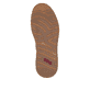 Baskets basses Rieker vertes pour homme 37029-52 avec fermeture éclair. Semelle extérieure de la chaussure.
