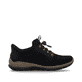 Mocassins Rieker noirs pour femme N32G4-00 avec fonction easy in Ready2GO. Intérieur de la chaussure.