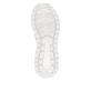 Weiße Rieker Damen Sneaker Low W2500-80 mit Schnürung sowie flexibler Sohle. Schuh Laufsohle.