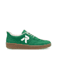 Weiße Rieker Damen Sneaker Low M5520-91 mit einer strapazierfähigen Sohle. Schuh Außenseite gespiegelt.