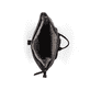 Rieker Rucksack H1549-00 in Grau mit praktischem Rolltop, Reißverschluss und Steckschnalle sowie atmungsaktivem Rückenpolster. Geöffnet.