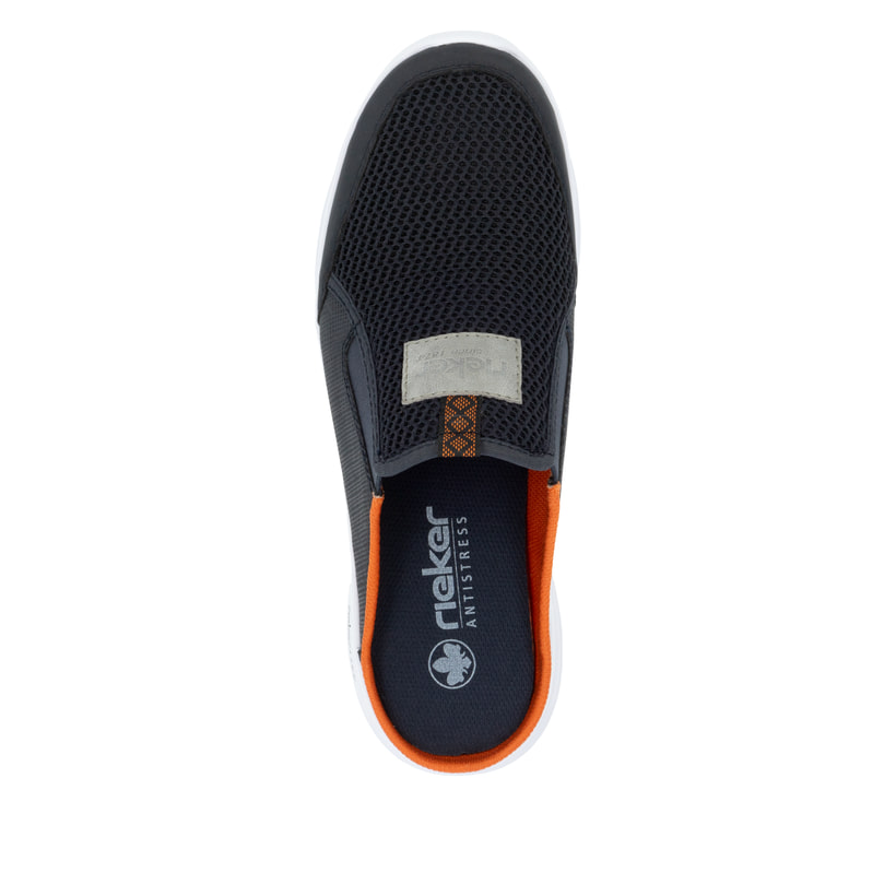 Rieker men 08050clogs, Grey, 47 EU