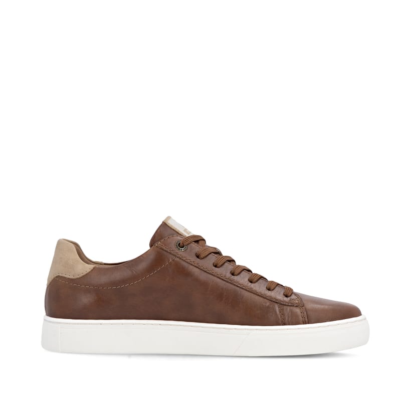 Baskets basses Rieker marron pour homme U0704-24. Intérieur de la chaussure.