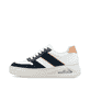 Weiße Rieker Damen Sneaker Low N6410-80 mit Rieker Air Sohlenfenster. Schuh Außenseite.