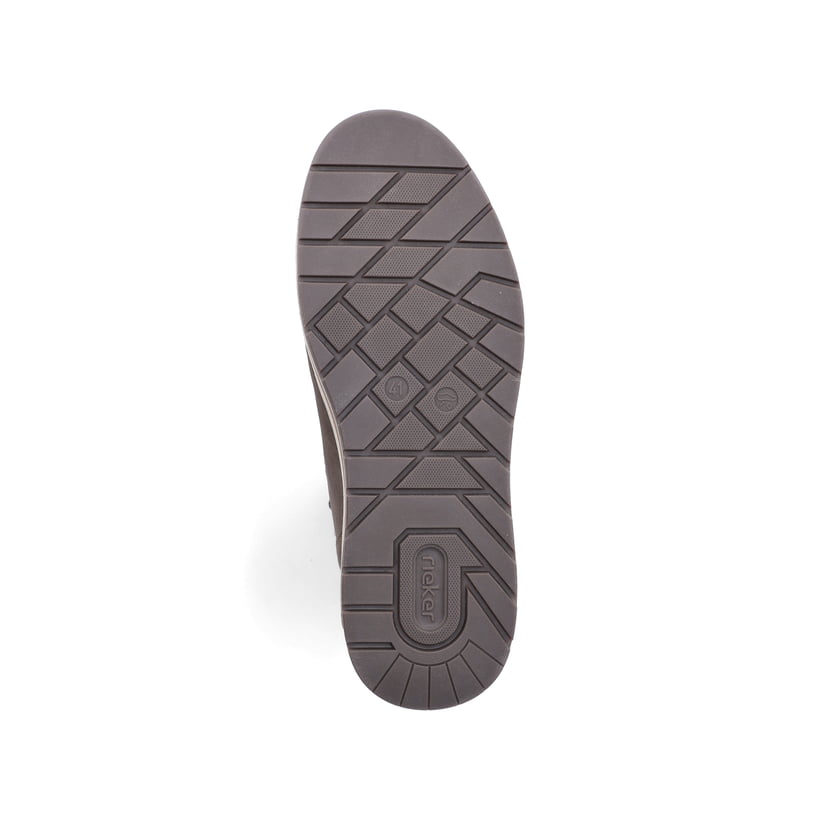 Braune Rieker Herren Sneaker High 36033-24 mit wasserabweisender TEX-Membran. Schuh Laufsohle.