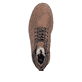Braune Rieker Herren Schnürstiefel F3800-24 mit wasserabweisender TEX-Membran. Schuh von oben.