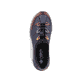 Mocassins Rieker bleus pour femme N3271-35 avec oeillets décoratifs. Semelle extérieure de la chaussure.