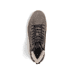 Braune Rieker Herren Sneaker High 36033-24 mit wasserabweisender TEX-Membran. Schuh von oben.
