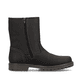 Schwarzbraune Rieker Herren Kurzstiefel 39870-25 mit Reißverschluss sowie Fiber-Grip. Schuh Innenseite