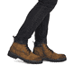 Braune Rieker Herren Schnürstiefel 30440-24 mit wasserabweisender TEX-Membran. Schuh am Fuß.