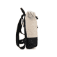 Rieker Rucksack H1426-60 in Beige mit Cord-Optik, Innenfach, Reißverschluss und Handyfach. Rechtsseitig.