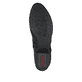 Schwarze Rieker Damen Stiefeletten 78656-00 aus Glattleder mit Reißverschluss. Schuh Laufsohle.