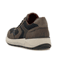 Blaue Rieker Herren Sneaker Low 11501-14 mit Reißverschluss sowie Extraweite H. Schuh von hinten.