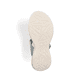 Grüne Rieker Damen Trekkingsandalen V2166-52 mit einem Klettverschluss. Schuh Laufsohle.