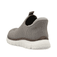 Beige Rieker Herren Slipper B6659-64 mit Ready2GO Slip-in Feature sowie Gummizug. Schuh von hinten.