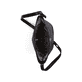 Rieker Handtasche H1657-90 in Schwarz mit Innenfach, Reißverschluss und Handyfach. Geöffnet.