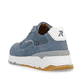 Blaue Rieker Herren Sneaker Low U0901-14 mit super leichter und flexibler Sohle. Schuh von hinten.