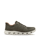 Grüne Rieker Herren Sneaker Low 04301-54 mit einem Reißverschluss. Schuh Innenseite.