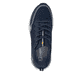 Blaue Rieker Sport Herren Sneaker Low U4501-14. Schuh von oben.
