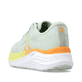Grüne Rieker Sport Damen Sneaker Low W4102-52. Schuh von hinten.