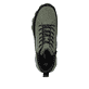 Grüne Rieker Herren Schnürstiefel 35508-54 mit wasserabweisender TEX-Membran. Schuh von oben.