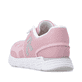 Rosa Rieker Sport Damen Sneaker Low M9000-33. Schuh von hinten.