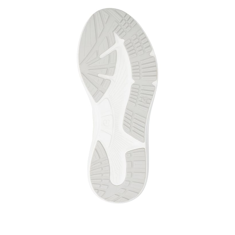 Beige Rieker Damen Sneaker Low W4101-60 mit Schnürung sowie ultraleichter Sohle. Schuh Laufsohle.