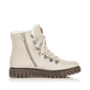 Braunbeige Rieker Damen Stiefeletten Y2594-20 mit Reißverschluss sowie Blockabsatz. Schuh Innenseite