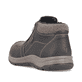 Braune Rieker Herren Kurzstiefel 03660-25 mit wasserabweisender TEX-Membran. Schuh von hinten.
