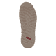 Dunkelgrüne Rieker Herren Schnürschuhe 37004-54 mit einem Reißverschluss. Schuh Laufsohle.