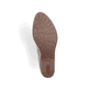 
Hellbeige Rieker Damen Stiefeletten Y0820-64 mit Schnürung und Reißverschluss. Schuh Laufsohle