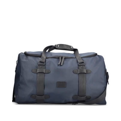 Rieker Reisetasche H5250-14 in Blau mit Reißverschluss und Tragegurten. Vorderseite.