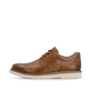 Chaussures à lacets Rieker marron pour hommes 04503-24 en cuir lisse. Côté extérieur de la chaussure.