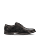 Schwarze Rieker Herren Schnürschuhe 13523-00 aus Glattleder. Schuh Innenseite.