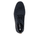 Dunkelblaue Rieker Herren Schnürschuhe 33206-14 aus Rauleder mit Komfortweite G. Schuh von oben.