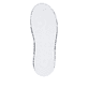 Baskets basses Rieker blanches pour femme W1201-83 en cuir lisse. Semelle extérieure de la chaussure.