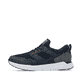 Blaue Rieker Herren Sneaker Low 09102-14 mit einem Gummizug. Schuh Außenseite.