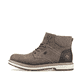 
Tabakbraune Rieker Herren Schnürstiefel F3812-25 mit einer robusten Profilsohle. Schuh Außenseite