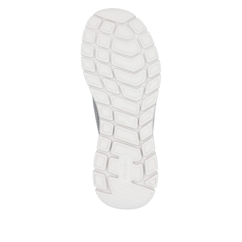 Graue Rieker Herren Sneaker Low B6600-42 mit Schnürung sowie Komfortweite G 1/2. Schuh Laufsohle.